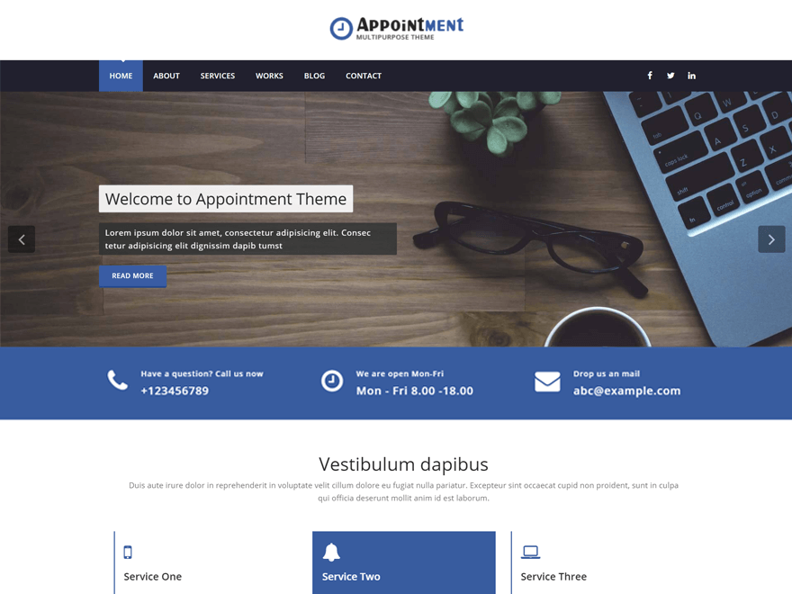 Appointment Blue