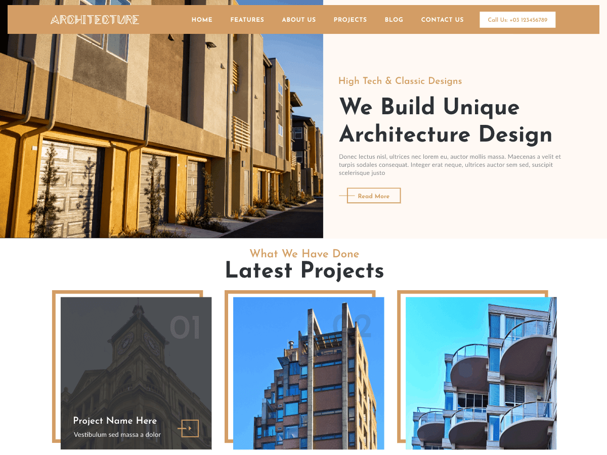 Architect Engineer - Tema WordPress Architect Engineer
