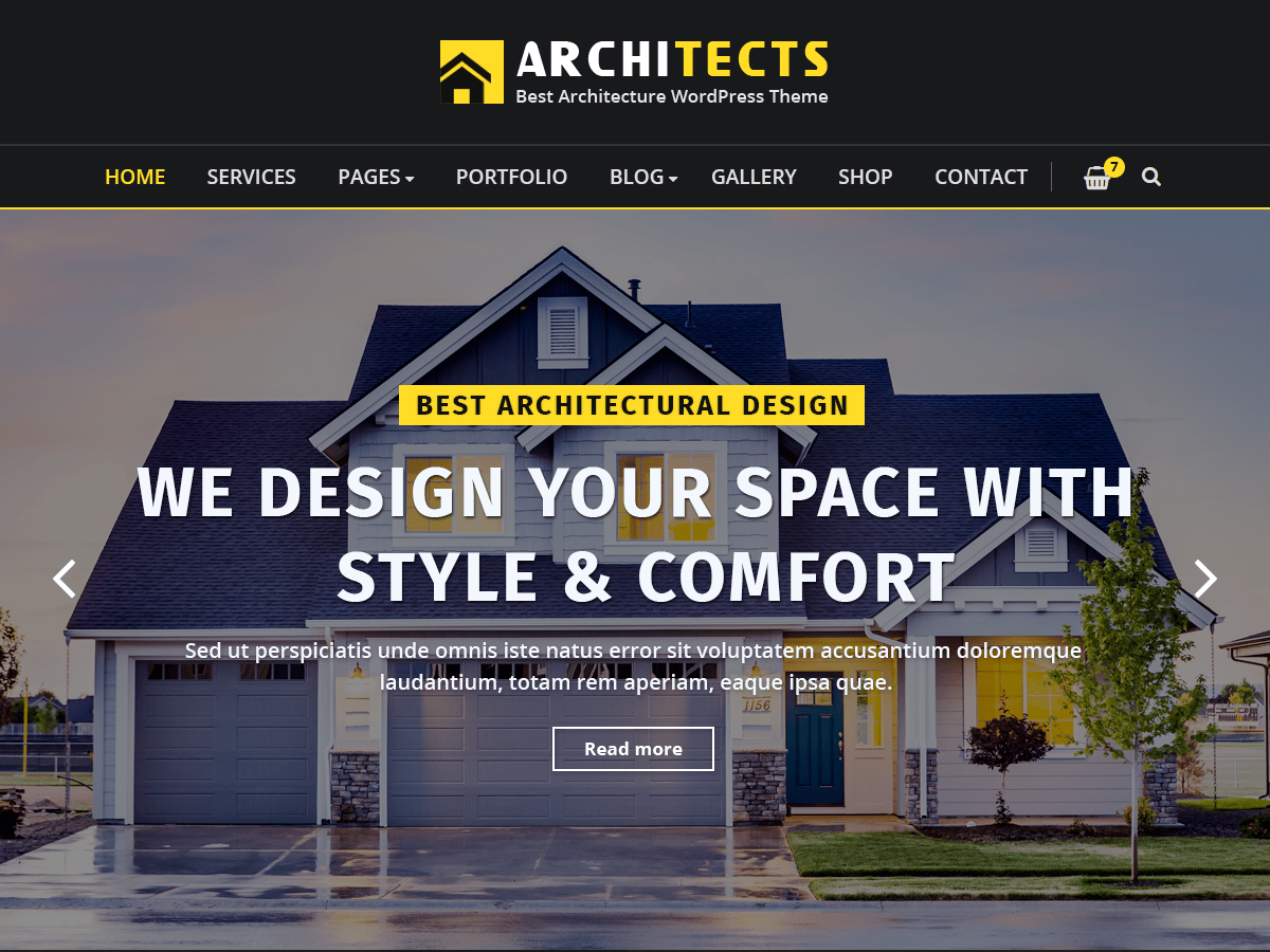 Architects - Tema WordPress Architects