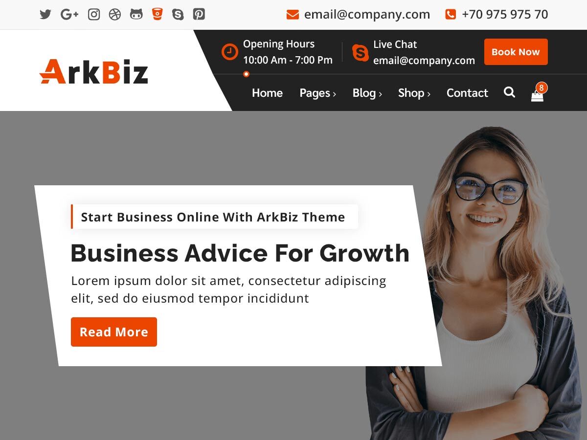 ArkBiz - Tema WordPress ArkBiz