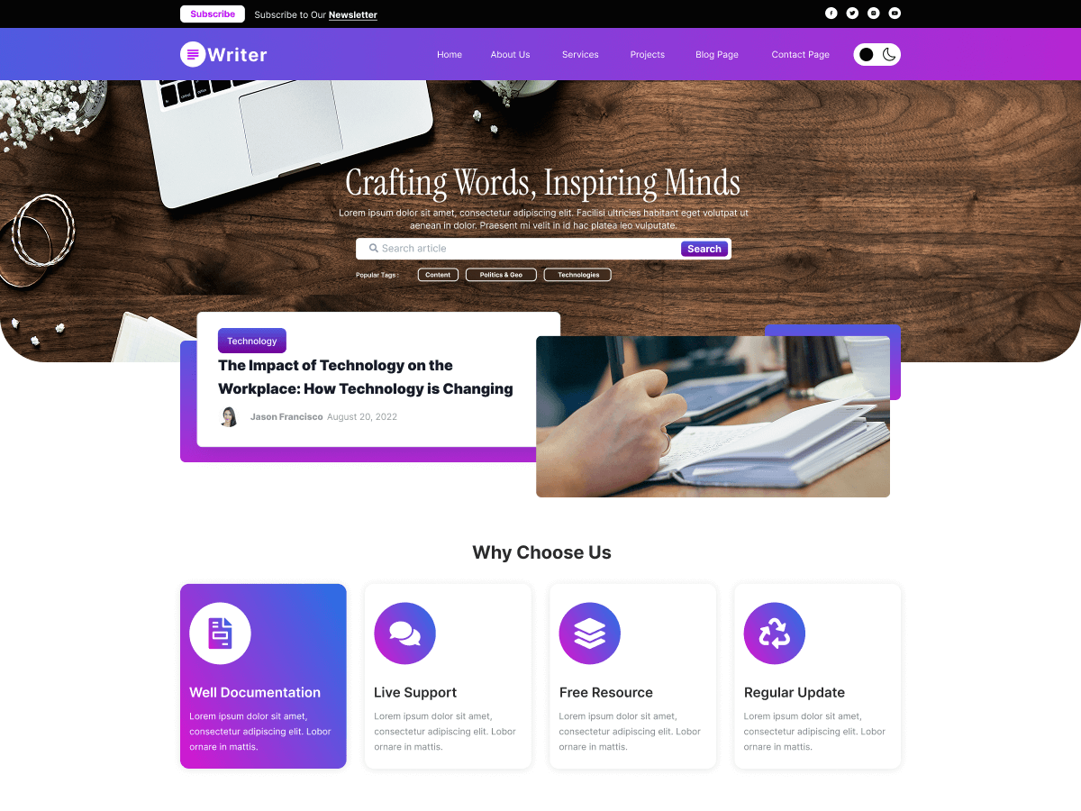 Article Blog Writer