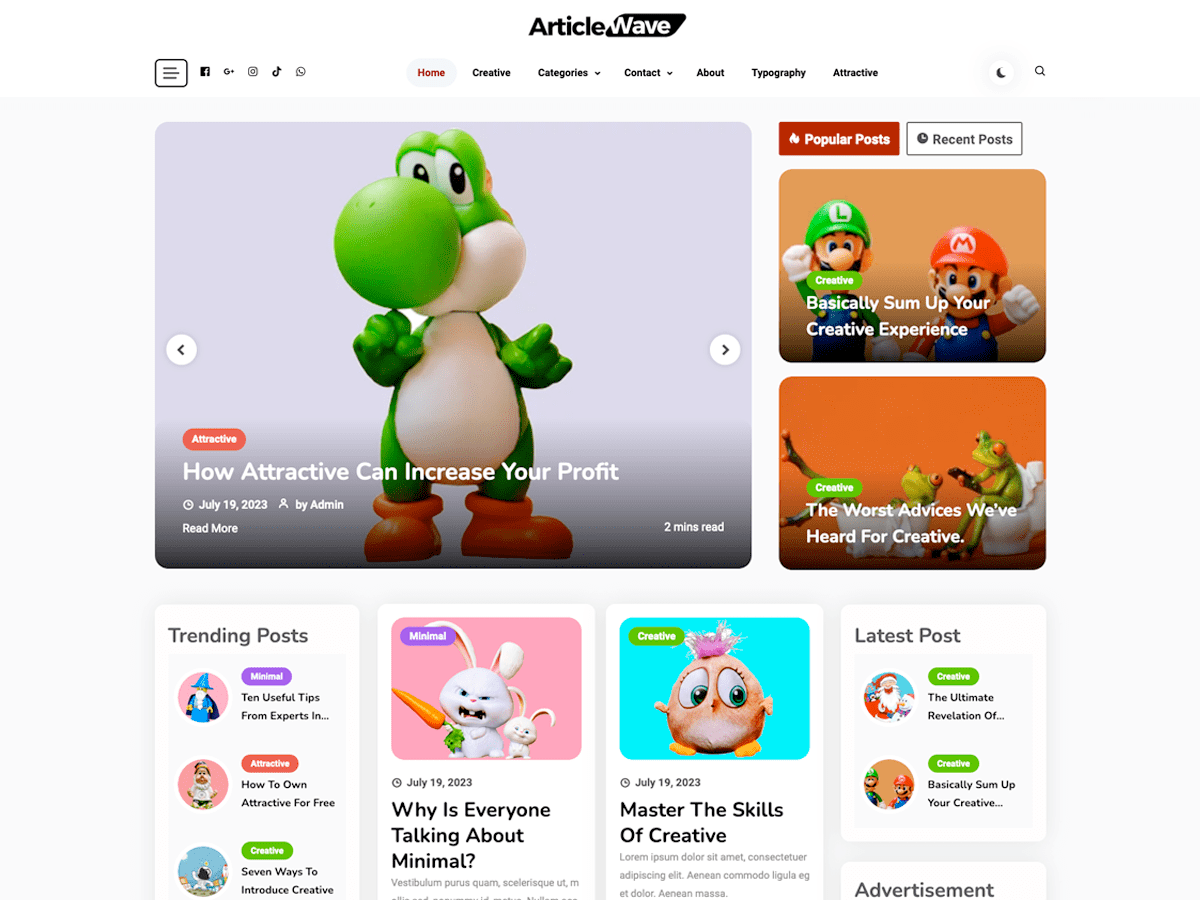 Articlewave - Tema WordPress Articlewave