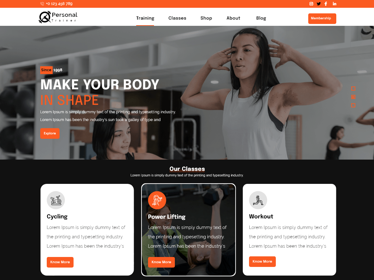 Aster Gym Trainer