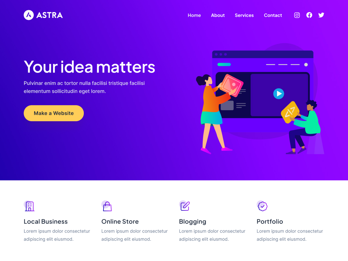 Astra - Tema WordPress Astra