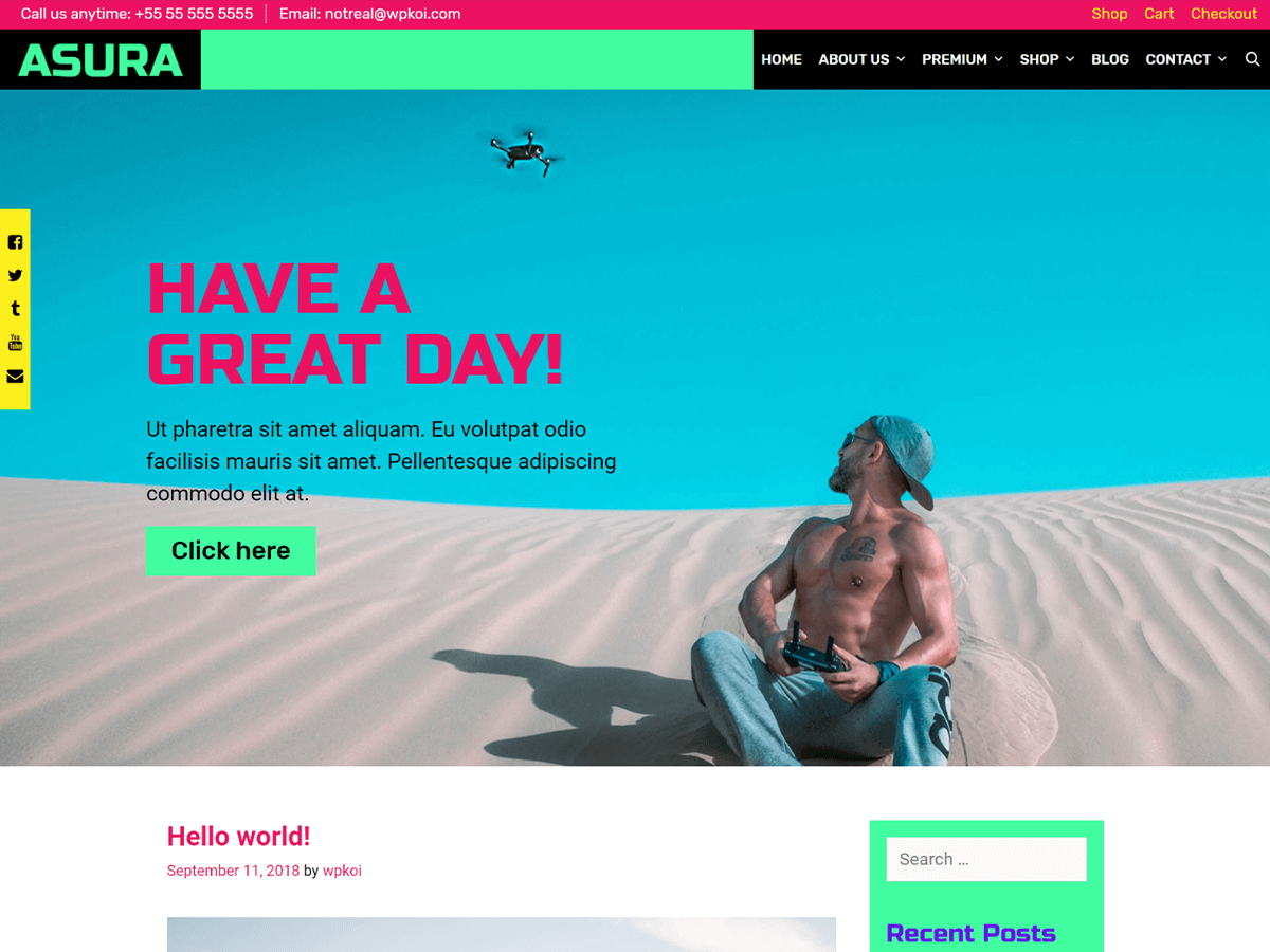 Asura - Tema WordPress Asura