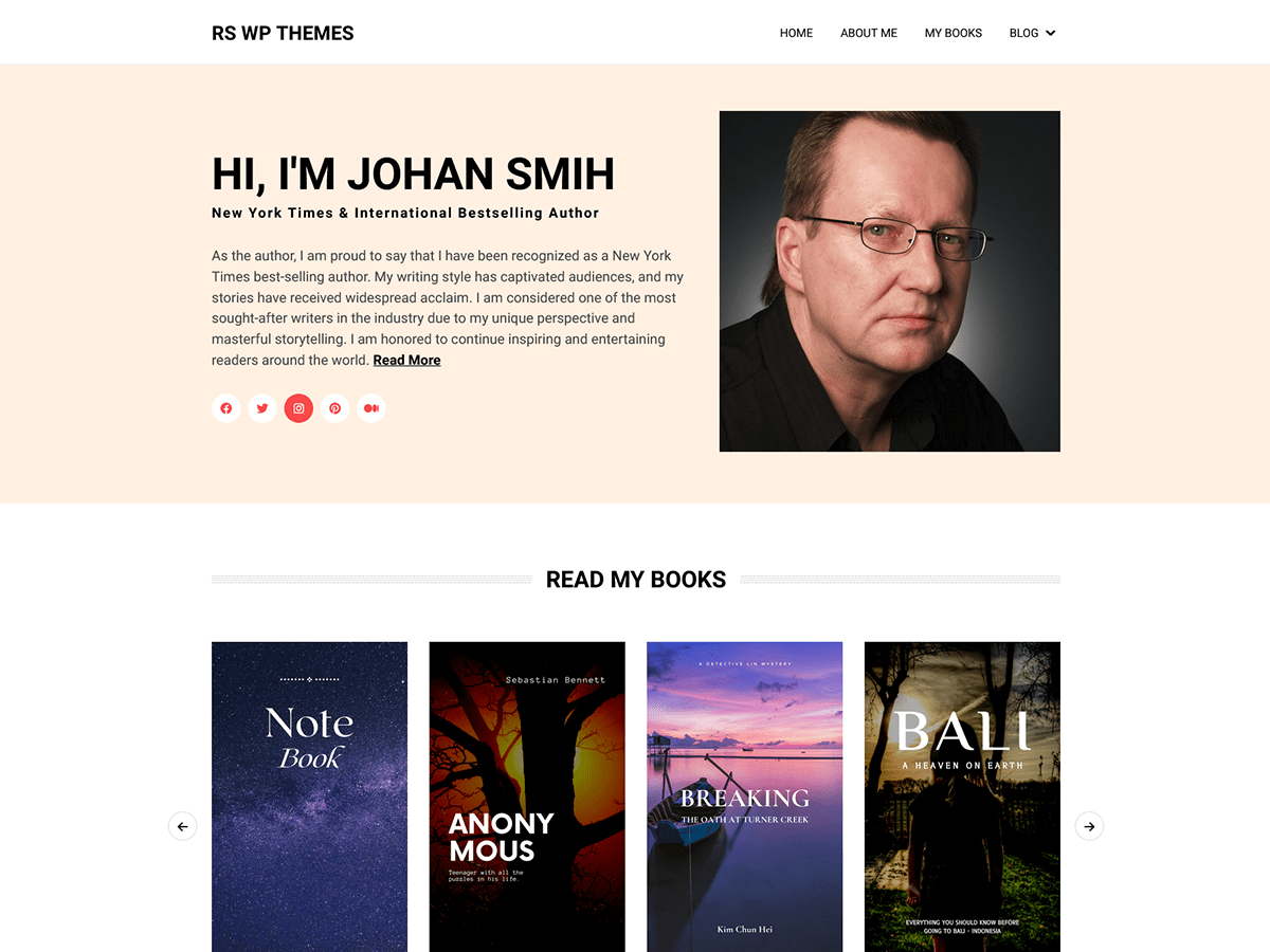 Author Personal Blog