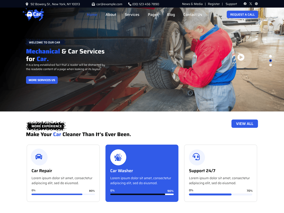 Automobile Detailing Shop