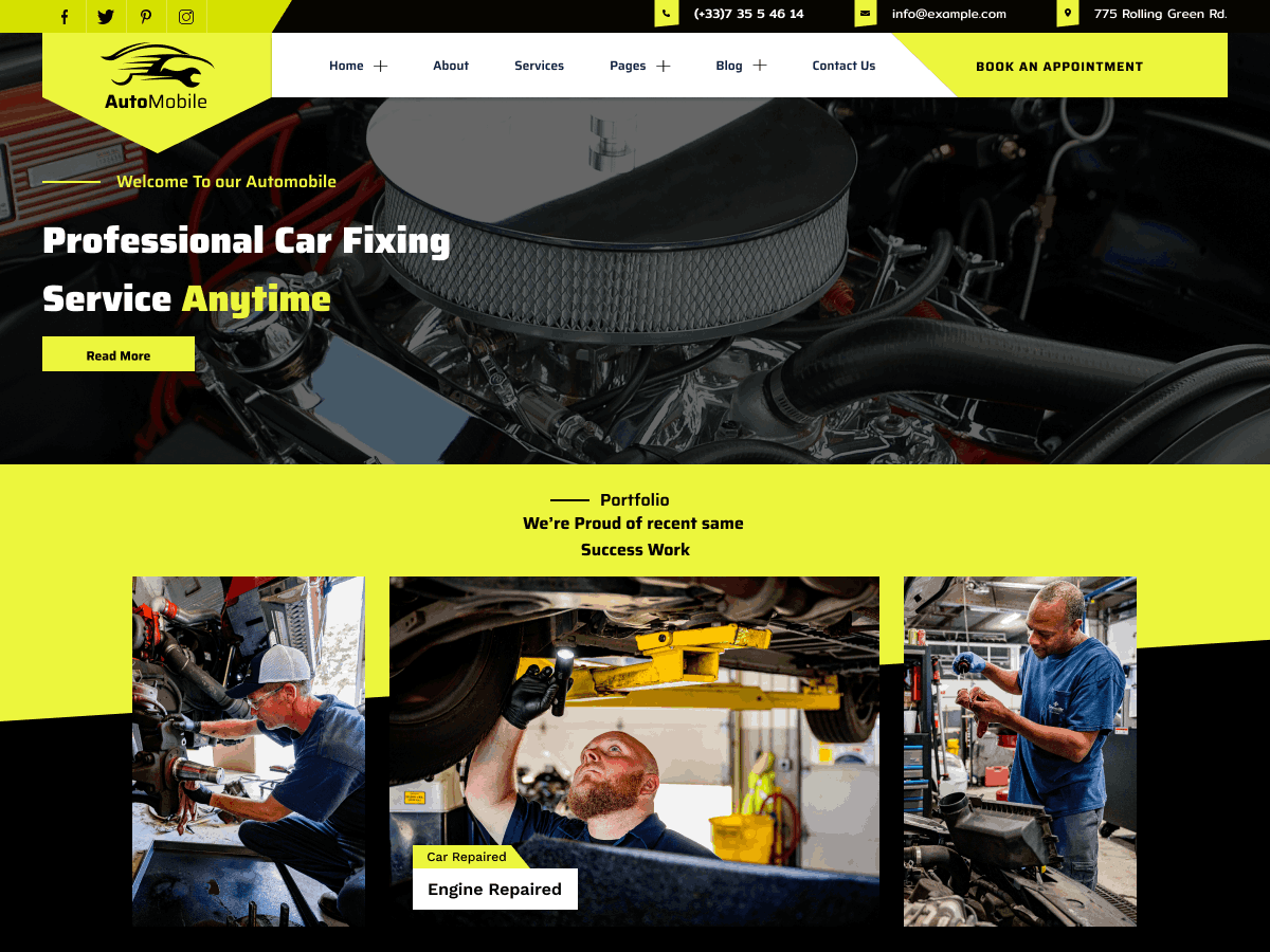 Automobile Repair Blocks