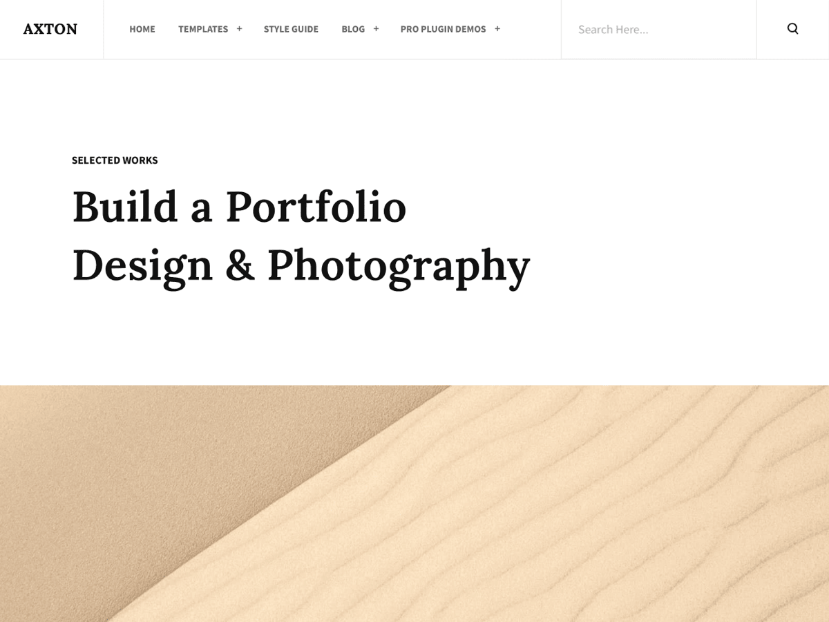 Axton - Tema WordPress Axton