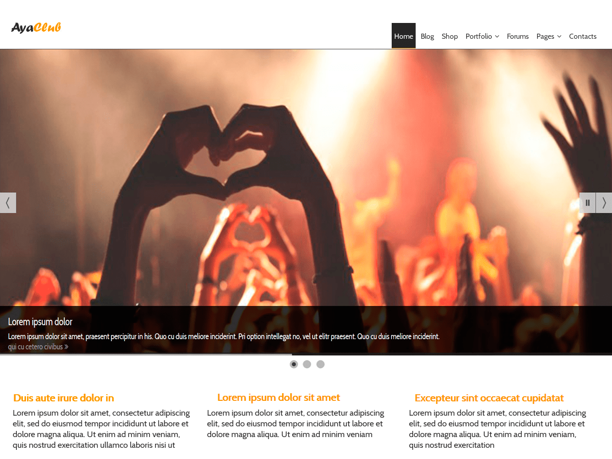 AyaClub - Tema WordPress AyaClub