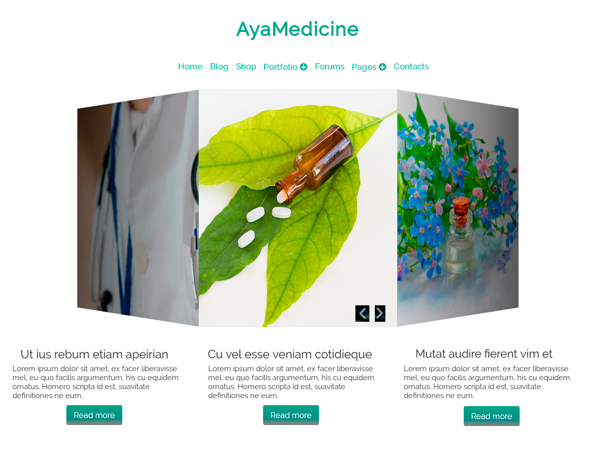 AyaMedicine - Tema WordPress AyaMedicine