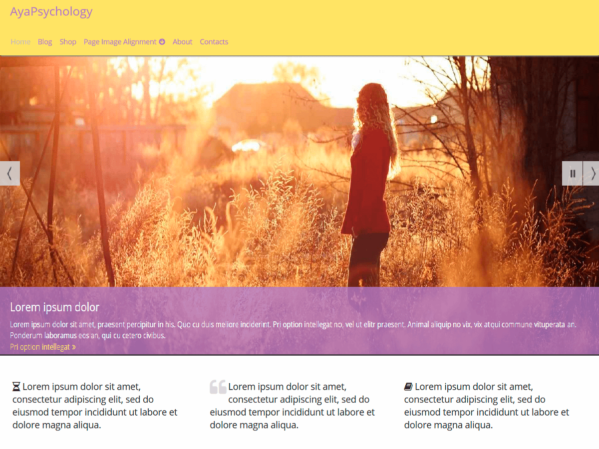 AyaPsychology - Tema WordPress AyaPsychology