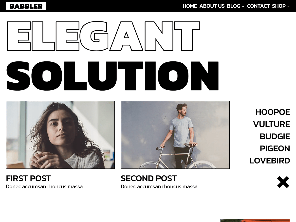 Babbler - Tema WordPress Babbler