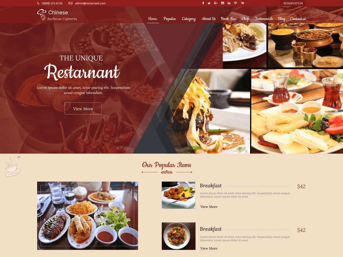 Barbecue Cafeteria