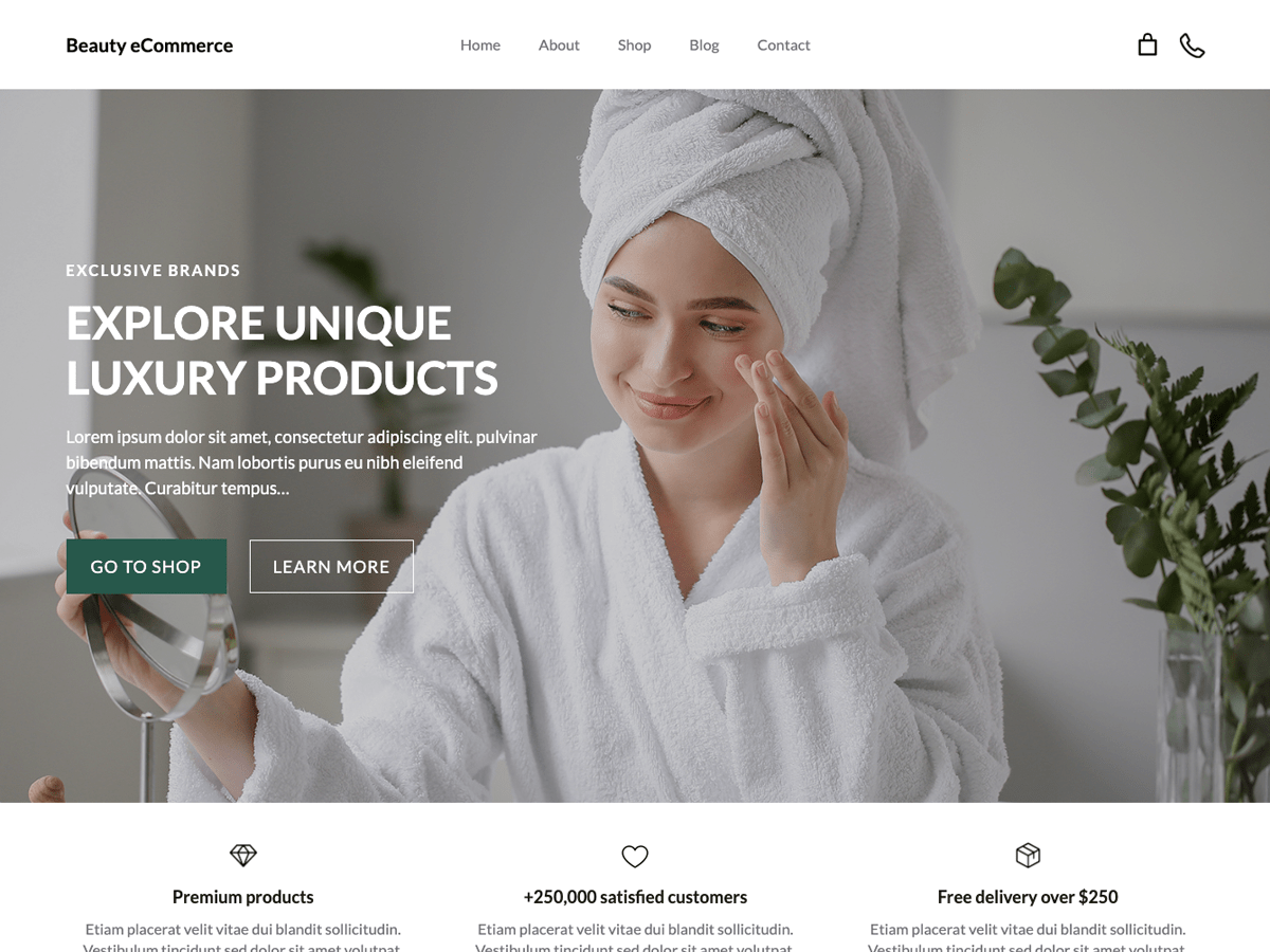 Beauty Ecommerce X