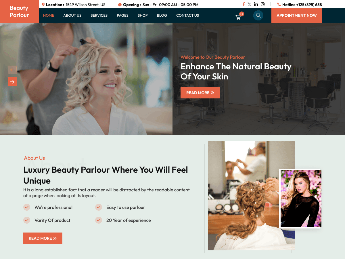Beauty Parlour Salon