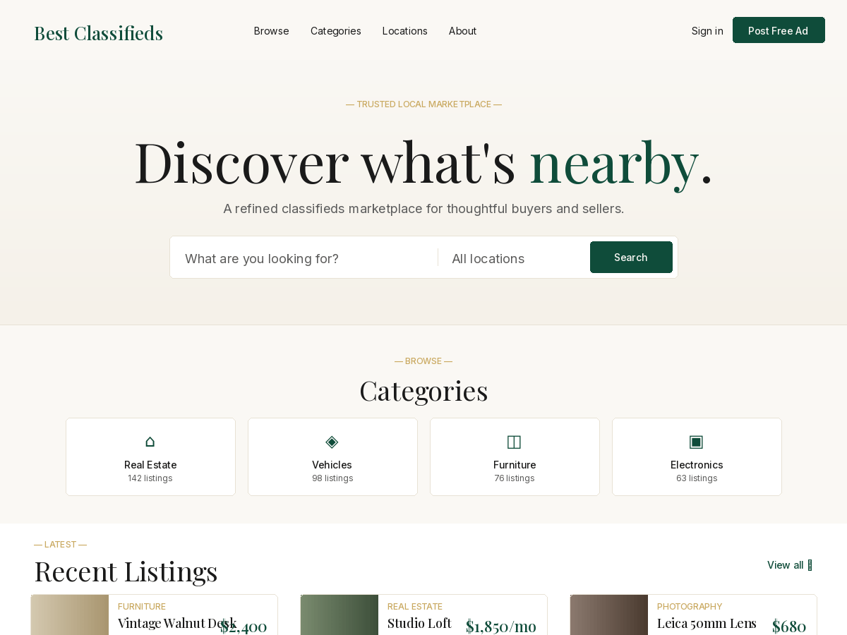 Best Classifieds
