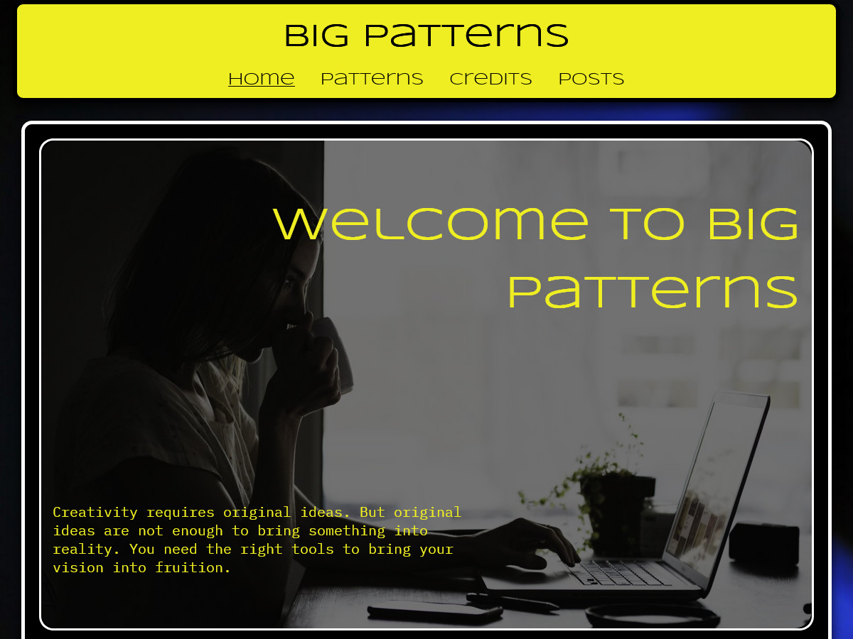 Big Patterns - Tema WordPress Big Patterns