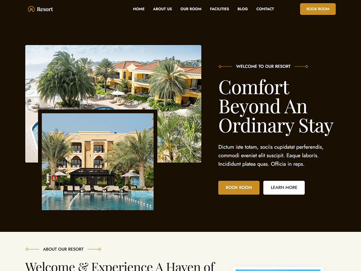 Blockskit Resort - Tema WordPress Blockskit Resort