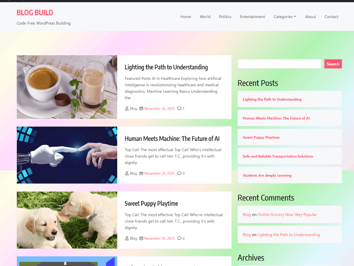 Blog Build Lite