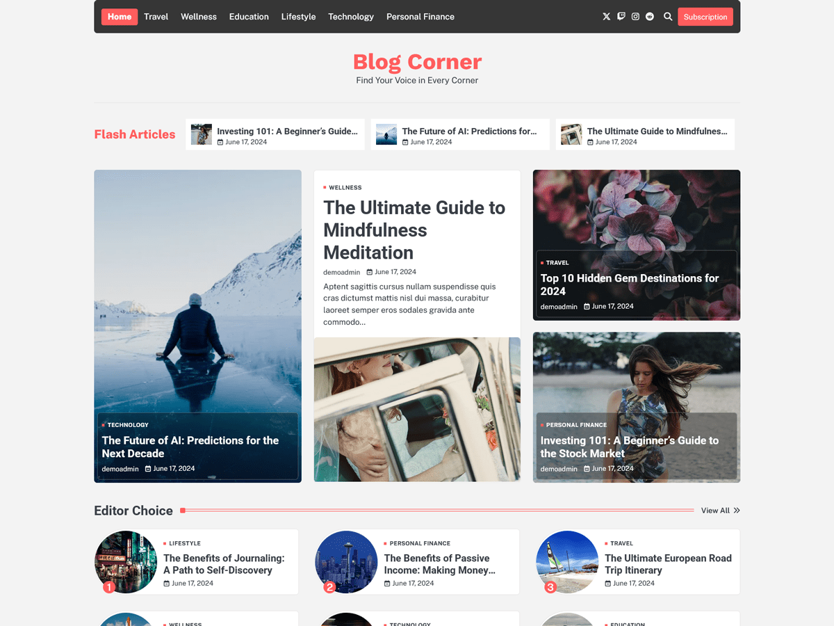 Blog Corner