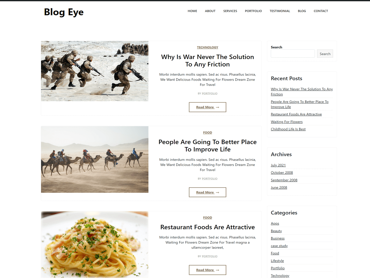 Blog Eye
