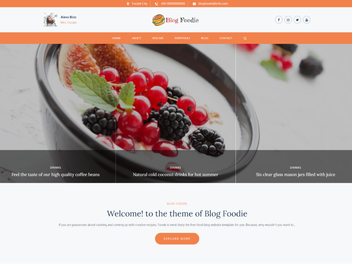 Blog Foodie