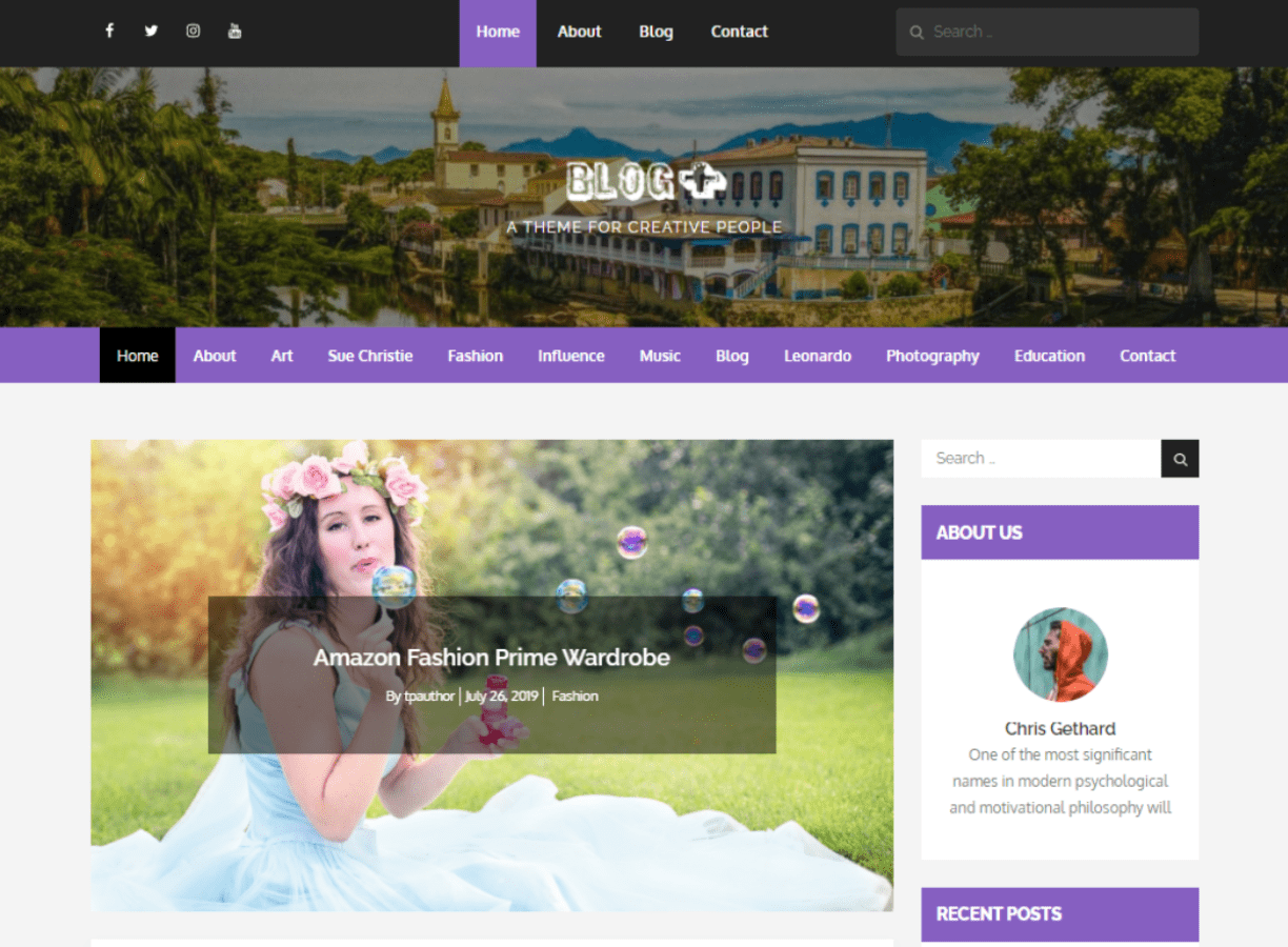Blog Plus - Tema WordPress Blog Plus