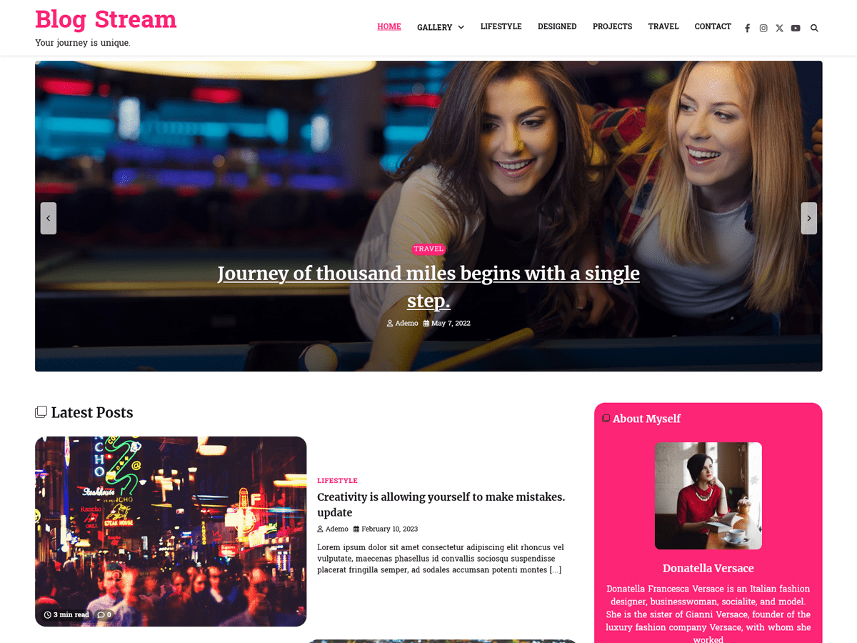 Blog Stream