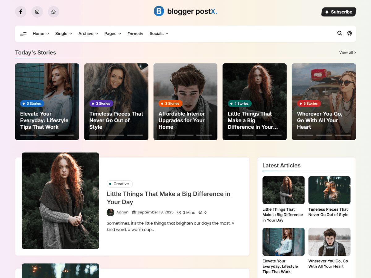Blogger Postx