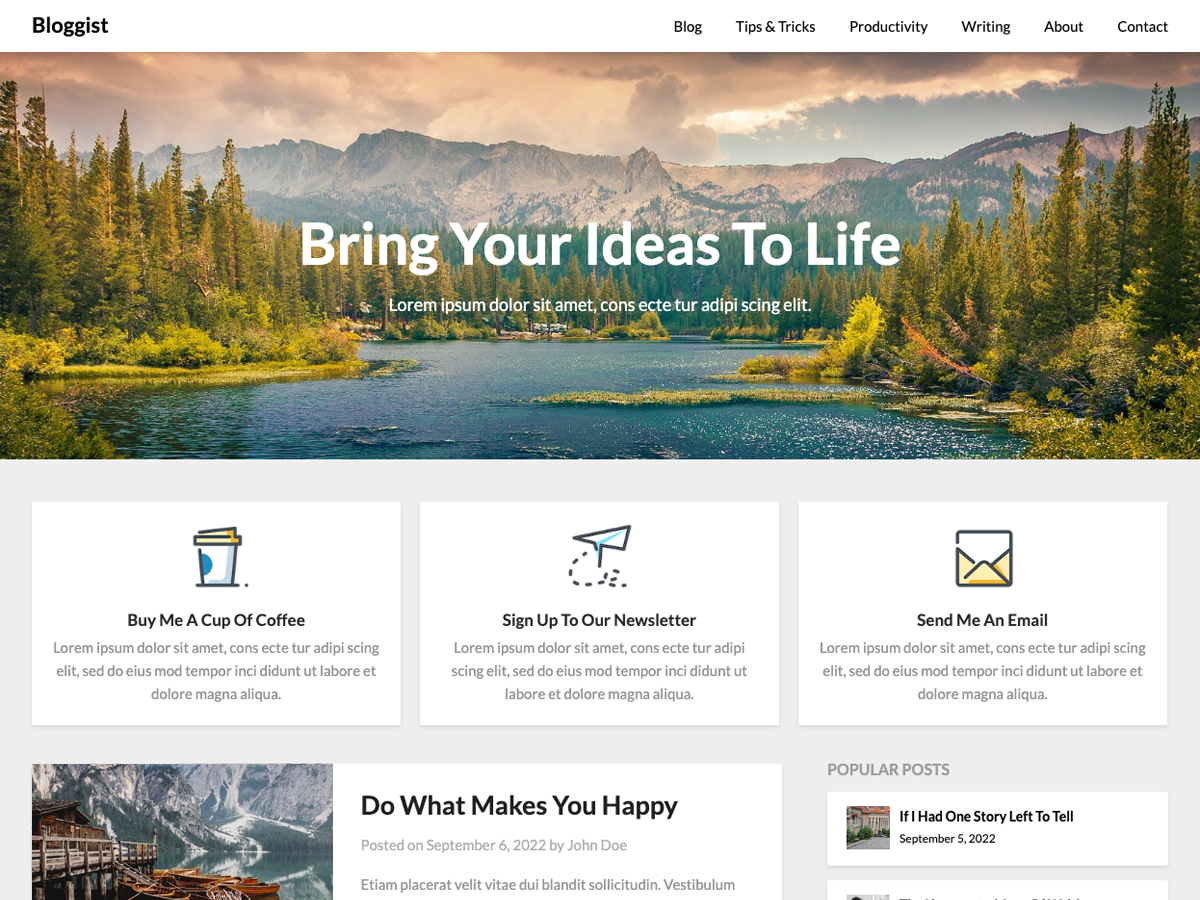 Bloggist - Tema WordPress Bloggist