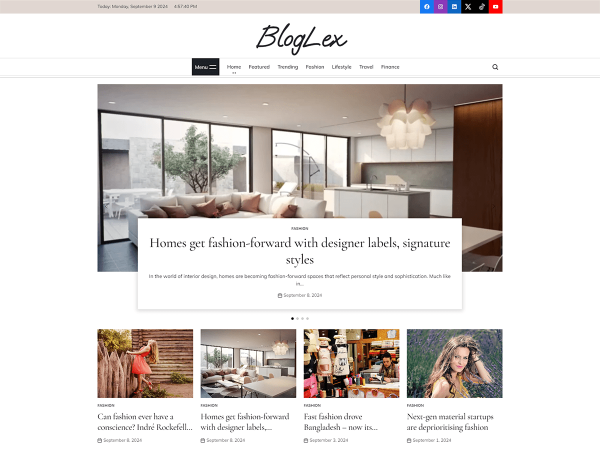 BlogLex - Tema WordPress BlogLex