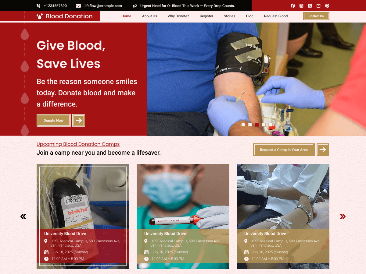 Blood Donation Campaign