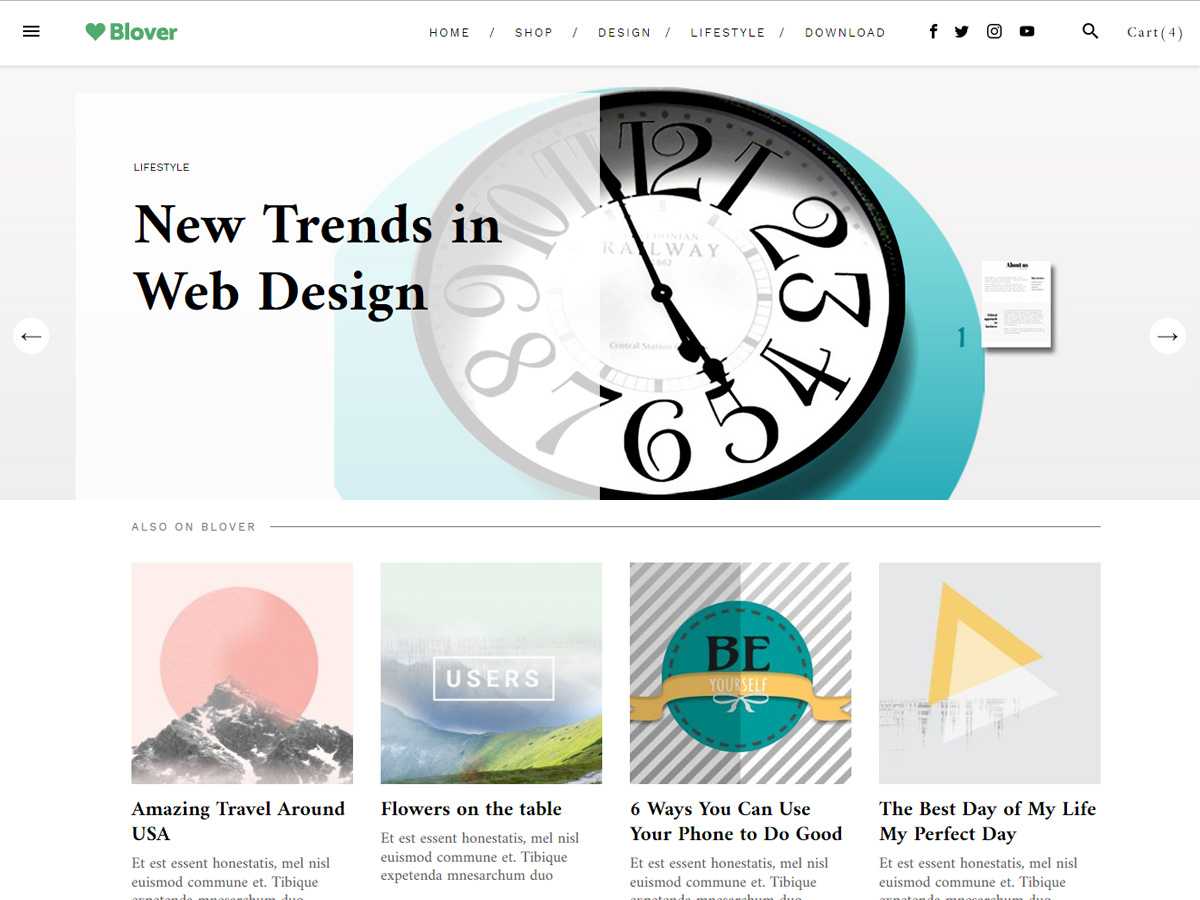 Blover - Tema WordPress Blover
