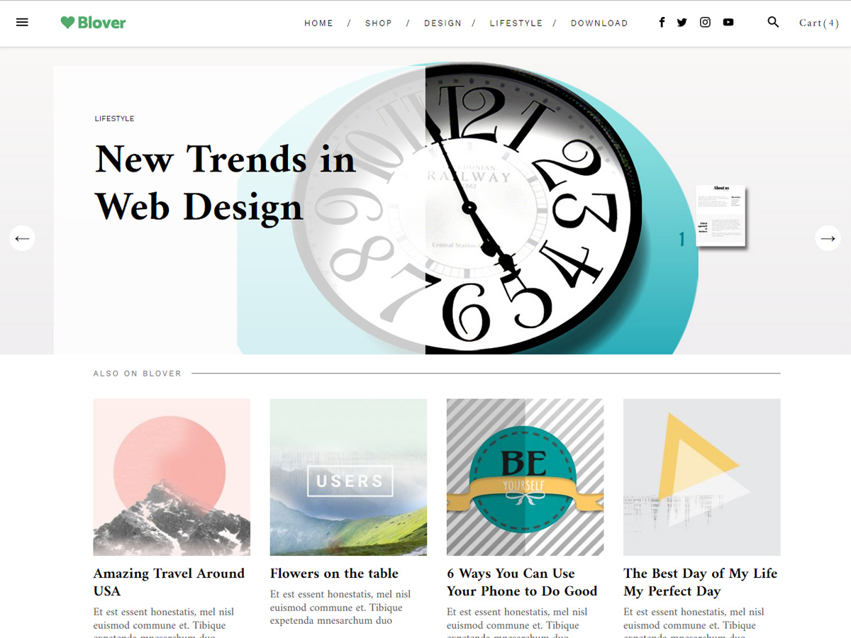 Blover - Tema WordPress Blover