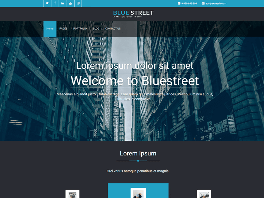 Bluestreet - Tema WordPress Bluestreet