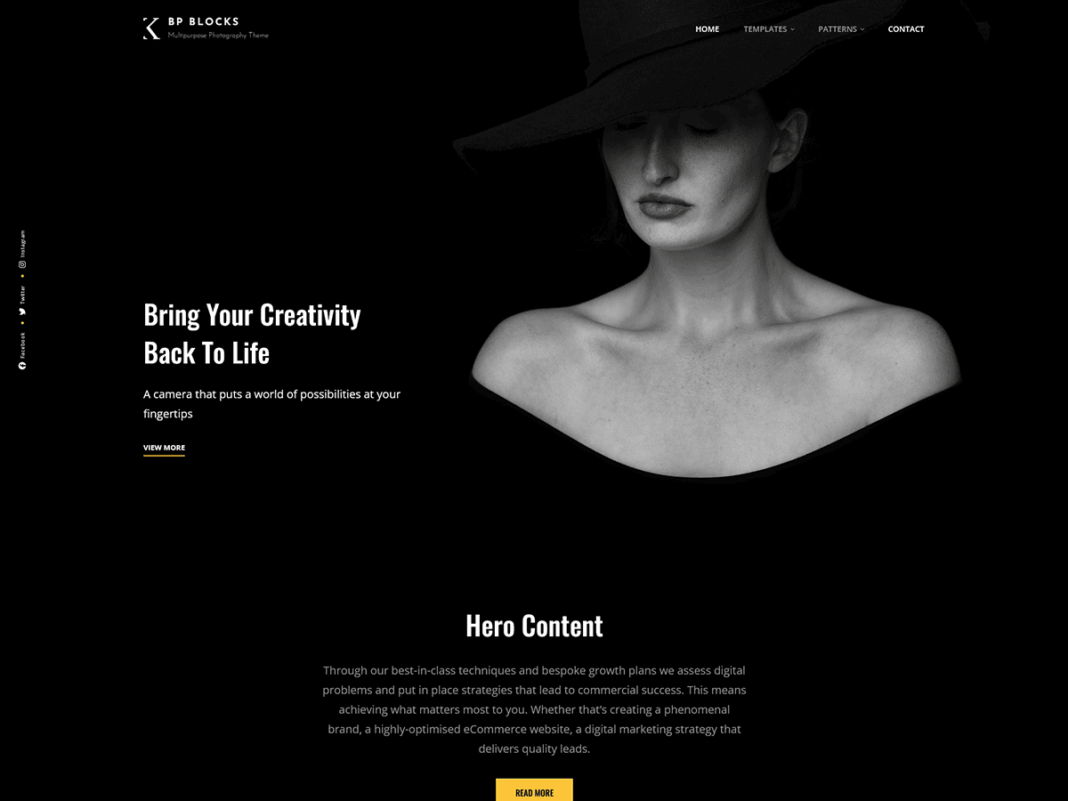 Bold Photography Blocks - Tema WordPress Bold Photography Blocks