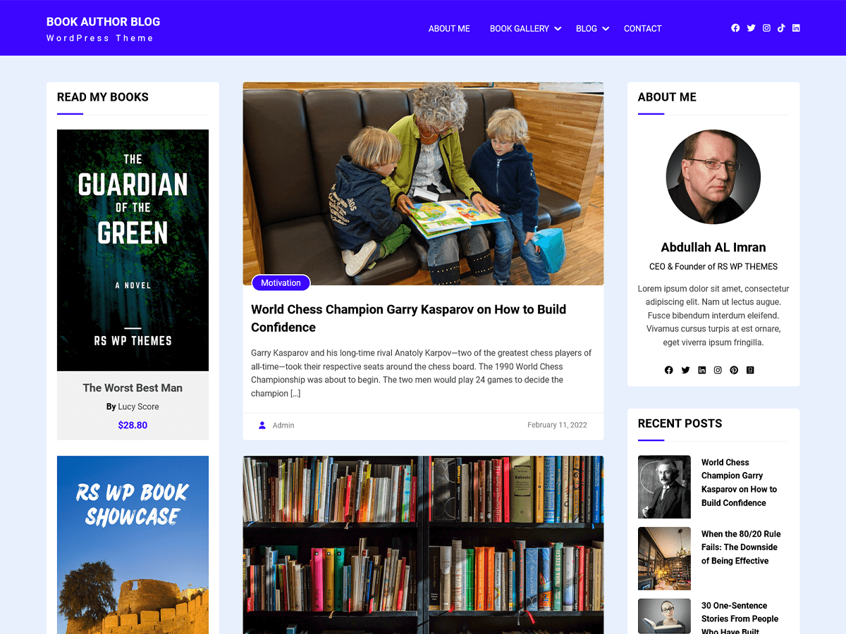 Book Author Blog