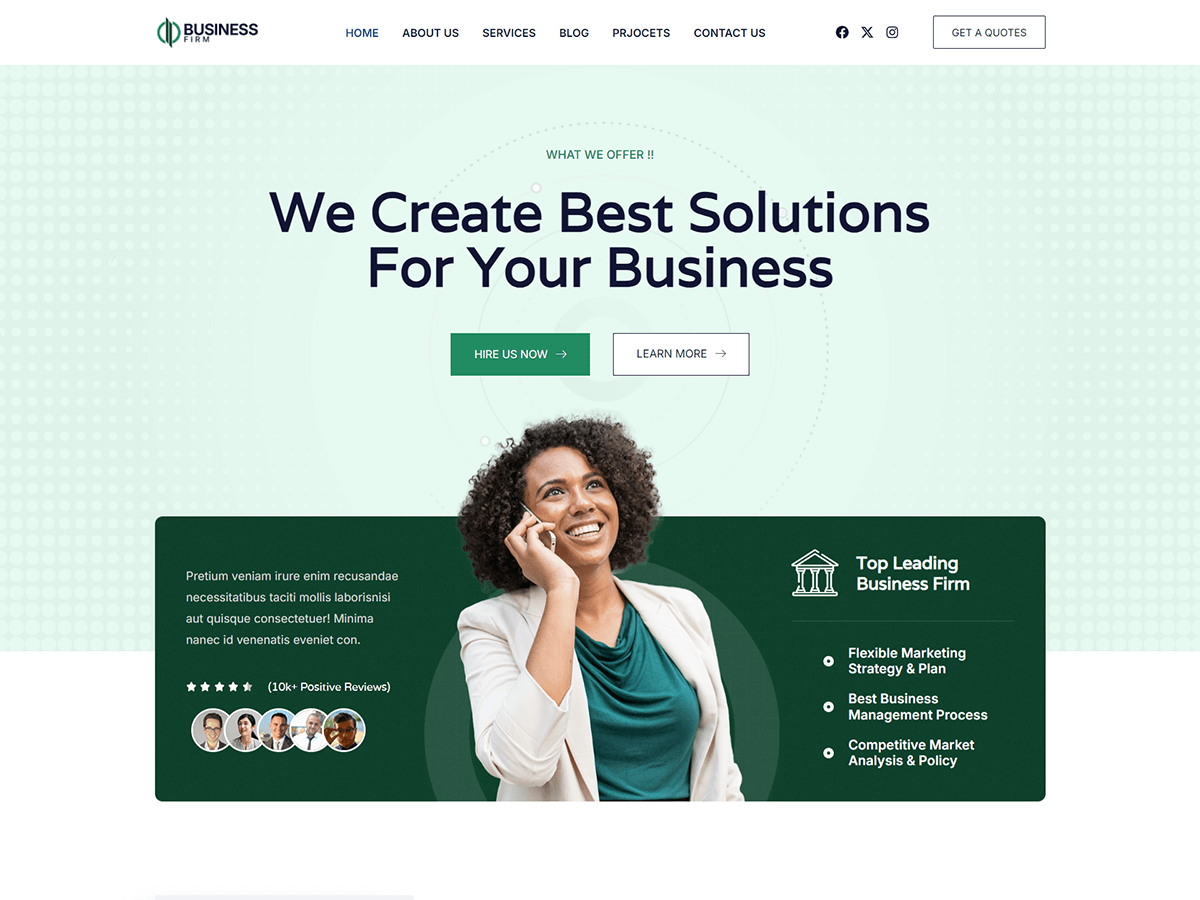Bosa Business Firm - Tema WordPress Bosa Business Firm