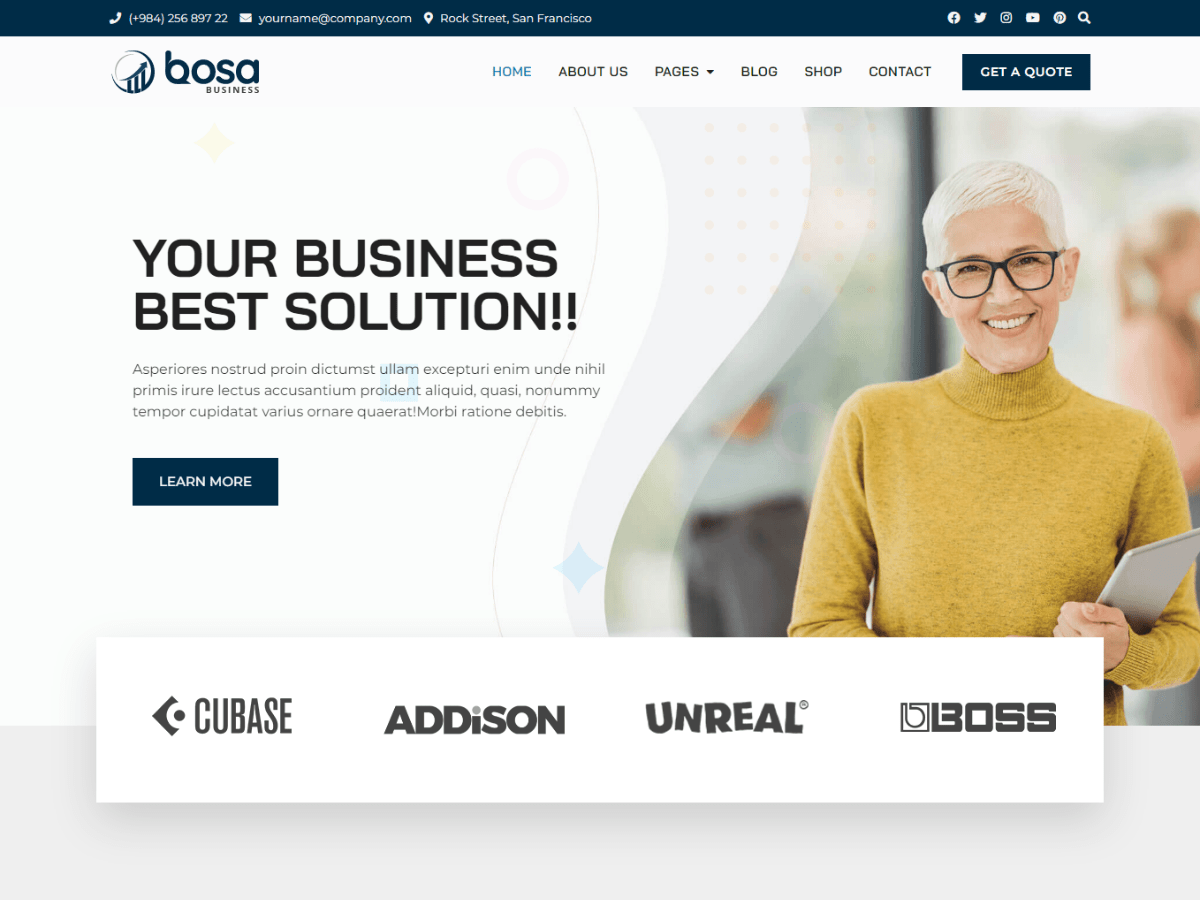 Bosa Business - Tema WordPress Bosa Business