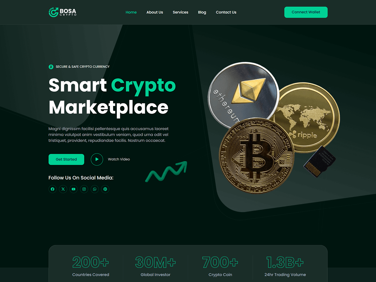 Bosa Crypto - Tema WordPress Bosa Crypto