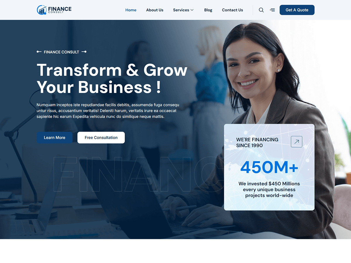 Bosa Finance Consult - Tema WordPress Bosa Finance Consult