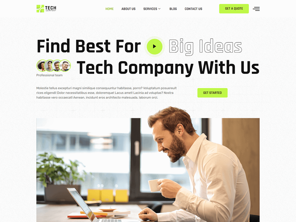 Bosa Tech Company - Tema WordPress Bosa Tech Company