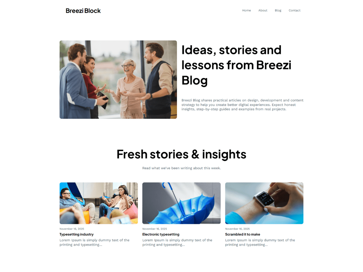 Breezi Blog