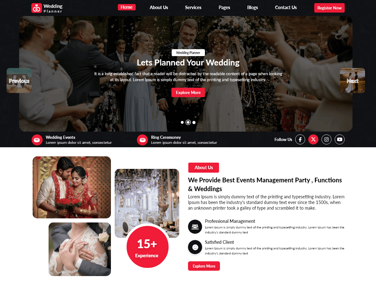 Bridal Store - Tema WordPress Bridal Store