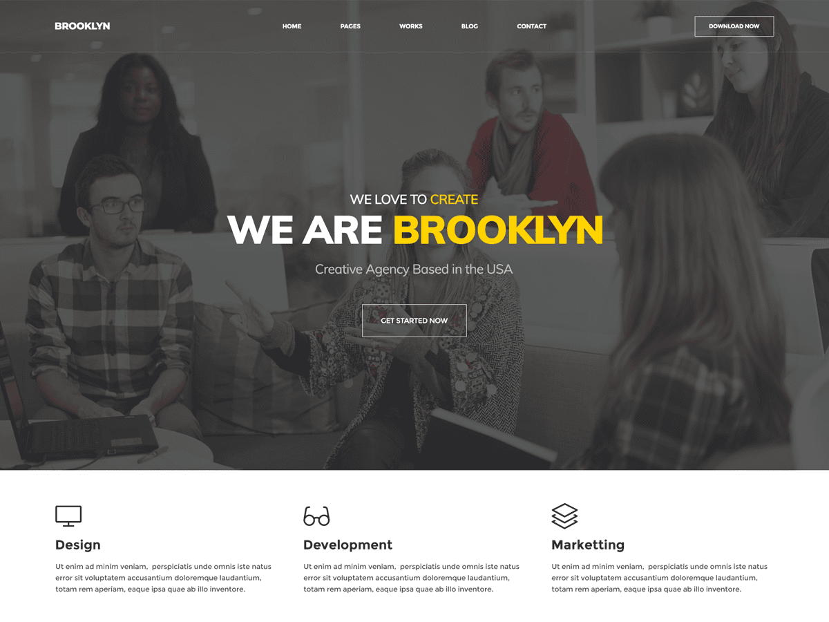 Brooklyn Lite - Tema WordPress Brooklyn Lite