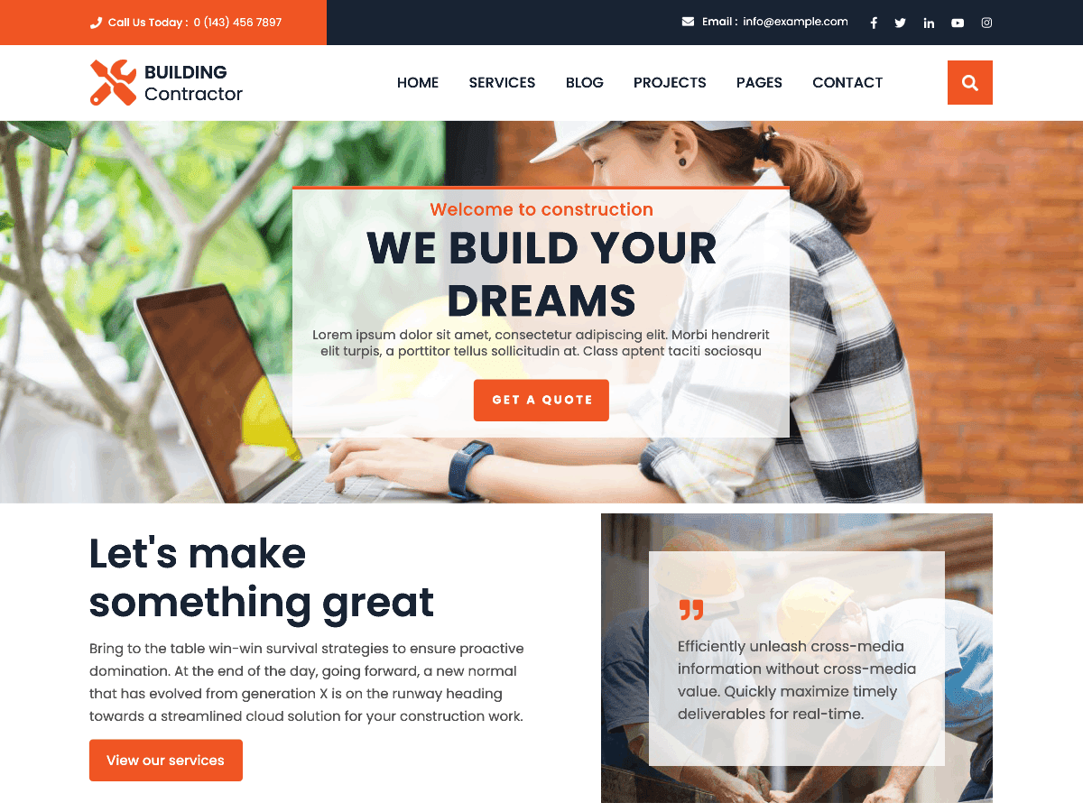 Building Constructor - Tema WordPress Building Constructor