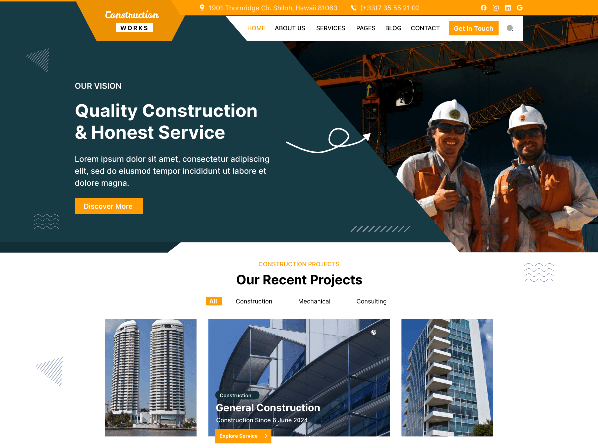 Building Renovation - Tema WordPress Building Renovation