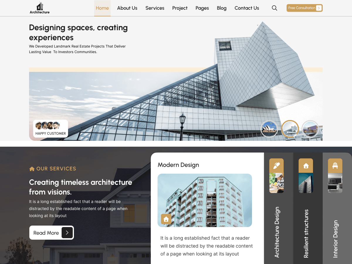 Buildora Architect - Tema WordPress Buildora Architect