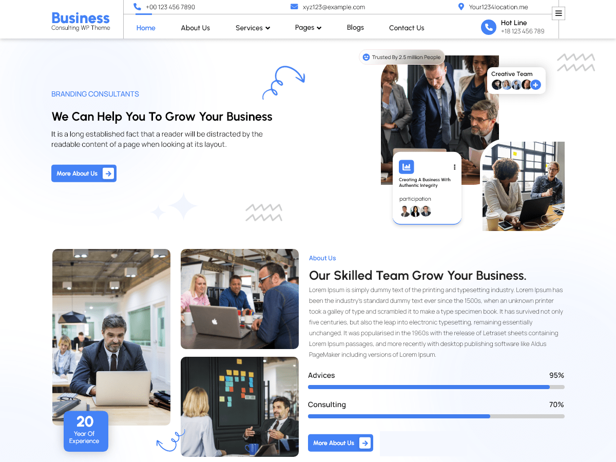 Business Assistant - Tema WordPress Business Assistant